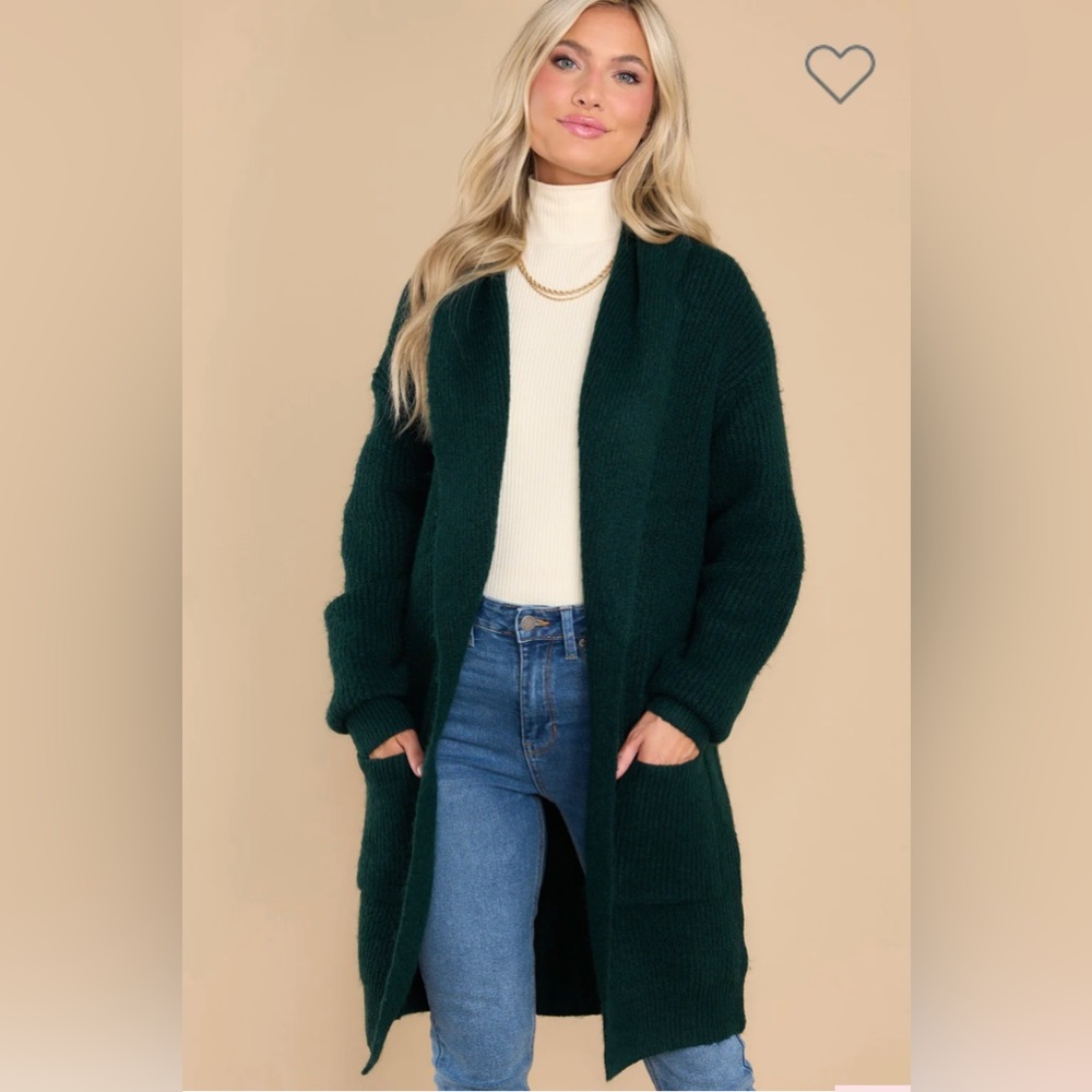Red Dress Boutique Hunter Green Cardigan